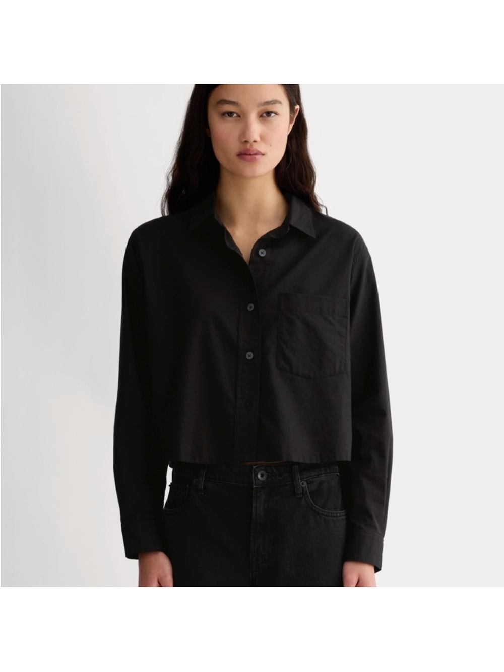 Everlane 100% Silk Way Short Shirt